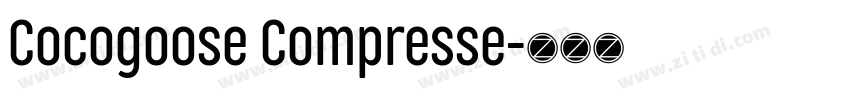 Cocogoose Compresse字体转换
